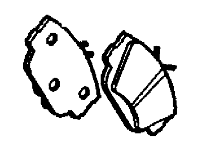 Mercury Grand Marquis Brake Pads - F8VZ-2001-AA