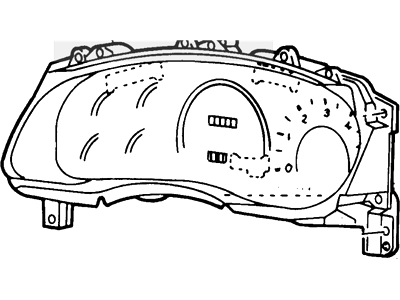 Ford F53 Instrument Cluster - F6TZ-10849-AB