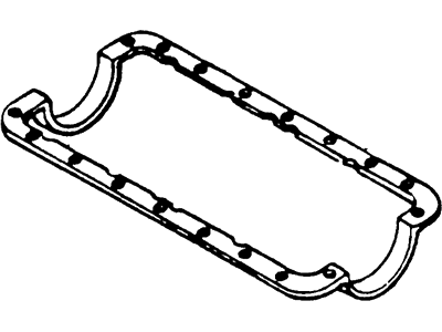 Lincoln Mark VII Oil Pan Gasket - F1ZZ-6710-A