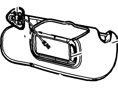 Ford 8W7Z-5404105-BA Sunvisor