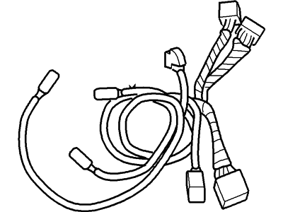 Ford 3W4Z-14A411-BA WIRING ASY