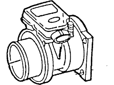 1991 Mercury Tracer Mass Air Flow Sensor - FOCZ-12B579-A