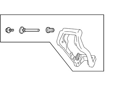 Ford 3W1Z-2B292-AA Bracket - Brake Caliper