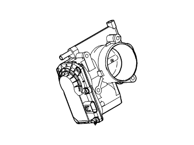 Ford 6E5Z-9E926-BA Throttle Body And Motor Assembly