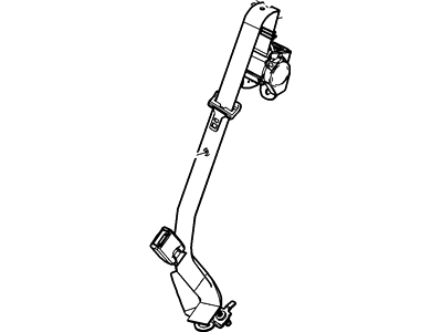 Ford 8L8Z-78611B64-AB Seat Belt Assembly