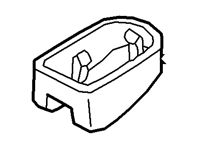 Ford 8L8Z-78616B00-AA Cover - Seat Belt Mounting