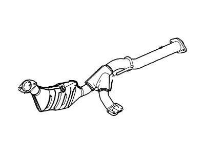 2011 Ford Ranger Catalytic Converter - 9L5Z-5E212-B