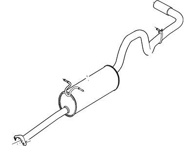 Ford Ranger Muffler - 7L5Z-5230-D