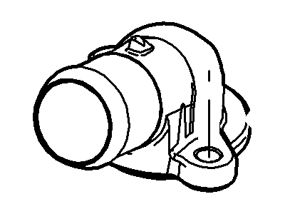 Ford 1W7Z-8592-AB Connection - Water Outlet