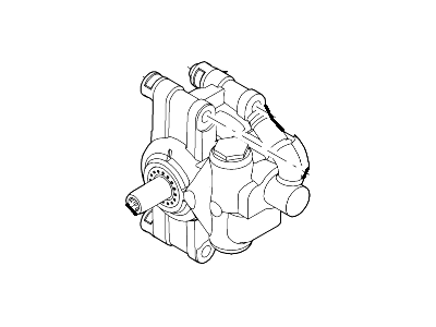 Ford Power Steering Pump - 7L3Z-3A674-BG