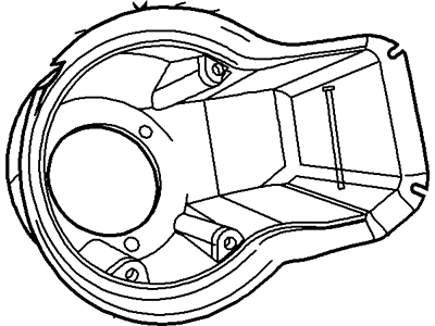 2003 Ford Thunderbird Fuel Filler Housing - 3W6Z-7627936-AA