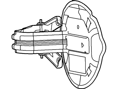 2003 Ford Thunderbird Fuel Door - 1W6Z-76405A26-AA