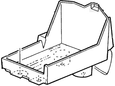 Ford Taurus Battery Tray - YF1Z-10732-AD