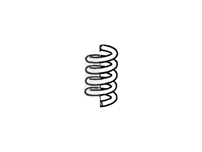 Lincoln Town Car Coil Springs - F4MY-5310-A