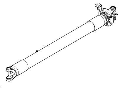 Lincoln Mark LT Drive Shaft - DL3Z-4R602-AC