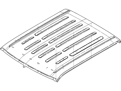 Ford 7C3Z-2650202-A Panel Assembly - Roof