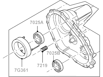 2005 Ford Expedition Transfer Case - 2L1Z-7005-AB