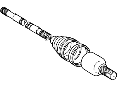 Mercury Mystique Axle Shaft - F8RZ3B436AB