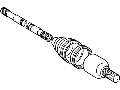 1996 Ford Contour Axle Shaft - F8RZ3B436AB