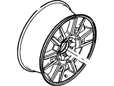 Ford 9L3Z-1007-E Wheel Assembly