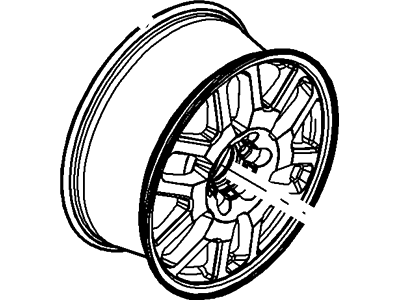 Ford 8L3Z-1007-C Wheel Assembly