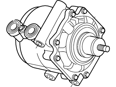 Mercury A/C Compressor - 1L2Z-19703-DA