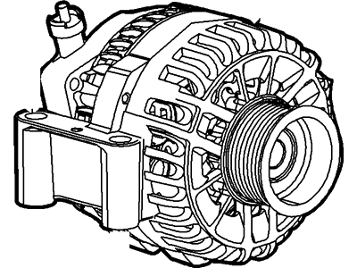 2004 Ford F-550 Super Duty Alternator - 4C3Z-10346-BA