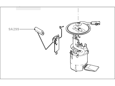 Ford 9M6Z-9H307-C Sender And Pump Assembly