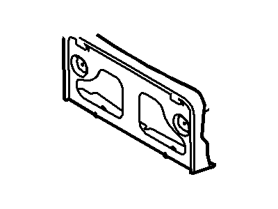 Ford AG1Z-17A385-AA Bracket - License Plate