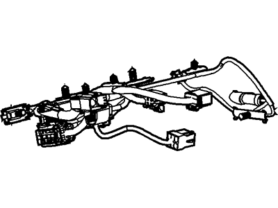 Ford 6L3Z-14A699-BAA Wire Assembly - Motor Seat Adjuster