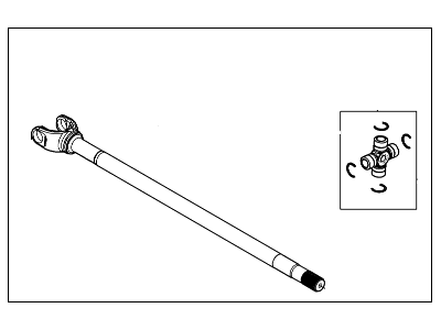 Ford F-350 Super Duty Axle Shaft - AC3Z-3219-C