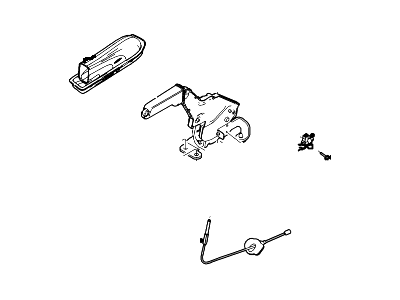 Ford AS4Z-2780-A Lever Assy - Parking Brake