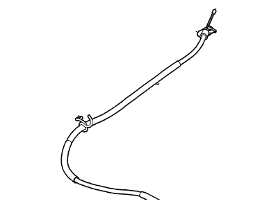 Ford Focus Parking Brake Cable - 8S4Z-2A603-A
