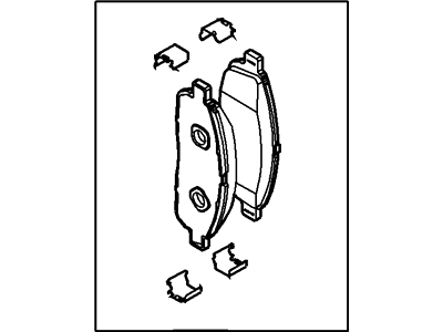 2015 Lincoln Navigator Brake Pads - BL3Z-2001-A