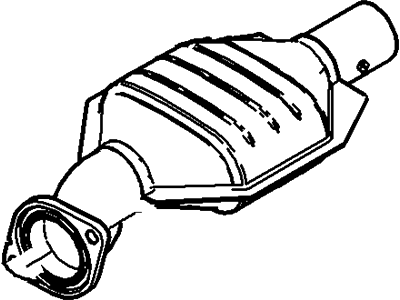 2007 Ford Freestyle Catalytic Converter - 7F9Z-5E212-B