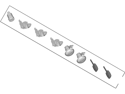 Ford CK4Z-6122050-N Lockset - Complete Vehicle