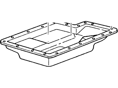 FORD F81Z-7A194-BA Deep Sump Transmission Pan – E4OD/4R100 1993-04 Lightning Kit