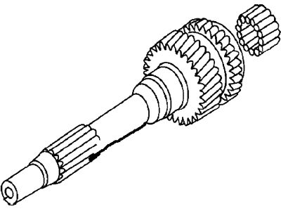 Ford F6ZZ-7017-A Shaft - Input