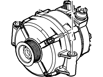 2012 Ford F-450 Super Duty Alternator - AL3Z-10346-B