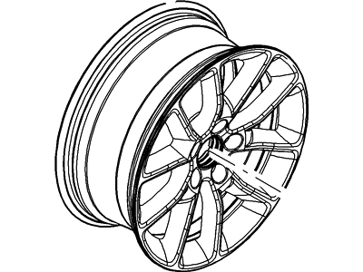 2014 Lincoln MKX Spare Wheel - DA8Z-1007-G