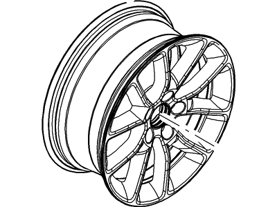 2017 Ford Taurus Spare Wheel - DA8Z-1007-G