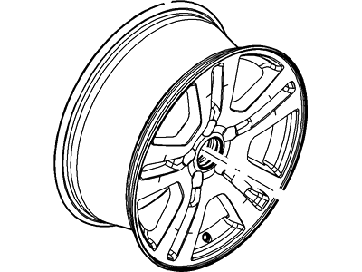 2012 Lincoln MKX Spare Wheel - BT4Z-1007-A