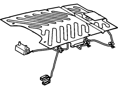 Ford CV6Z-14D696-D Heating Element Assembly