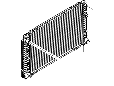 2006 Mercury Mariner Radiator - 6L8Z-8005-BA