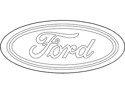 Ford F87Z-9842528-CA Self Adhesive Name Plate