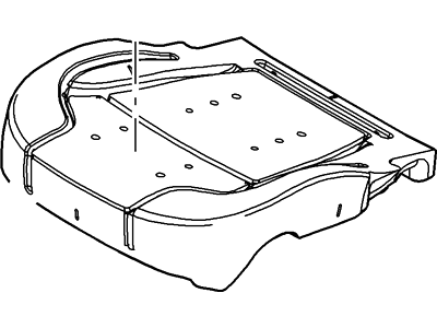 2011 Ford Taurus Seat Cushion - AG1Z-54632A23-H