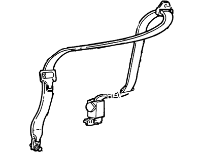 Ford YC3Z-25611B08-BBB Seat Belt Assembly