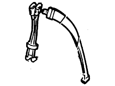 Ford Excursion Seat Belt - F81Z-25611B60-BBD