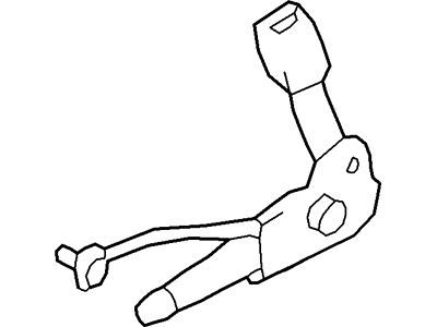 Ford 5L8Z-7861203-BAA Buckle Assembly - Seat Belt