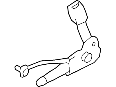 Ford 6L8Z-7861203-BA Buckle Assembly - Seat Belt